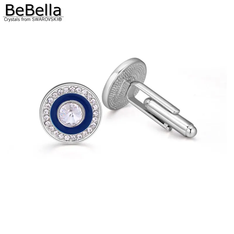BeBella Round shape men's cufflinks made with Swarovski Elements for Father's Day gift
BeBella Round shape men's cufflinks made with Swarovski Elements for Father's Day gift