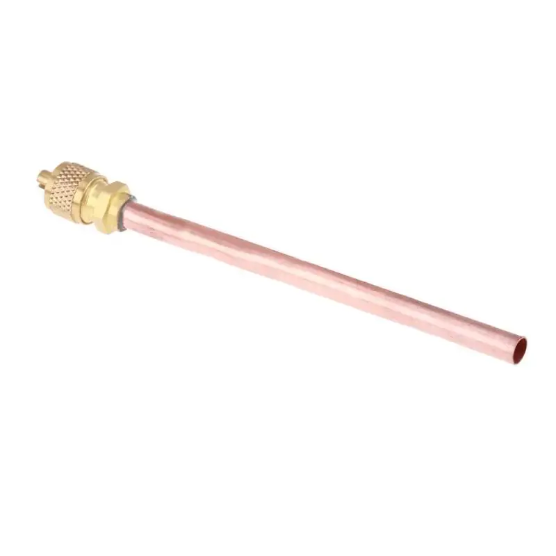 A/C Air Conditioning Refrigeration Service Access Valve 1/4in SAE x 1/4in OD x 4in Stem
A/C Air Conditioning Refrigeration Service Access Valve 1/4in SAE x 1/4in OD x 4in Stem