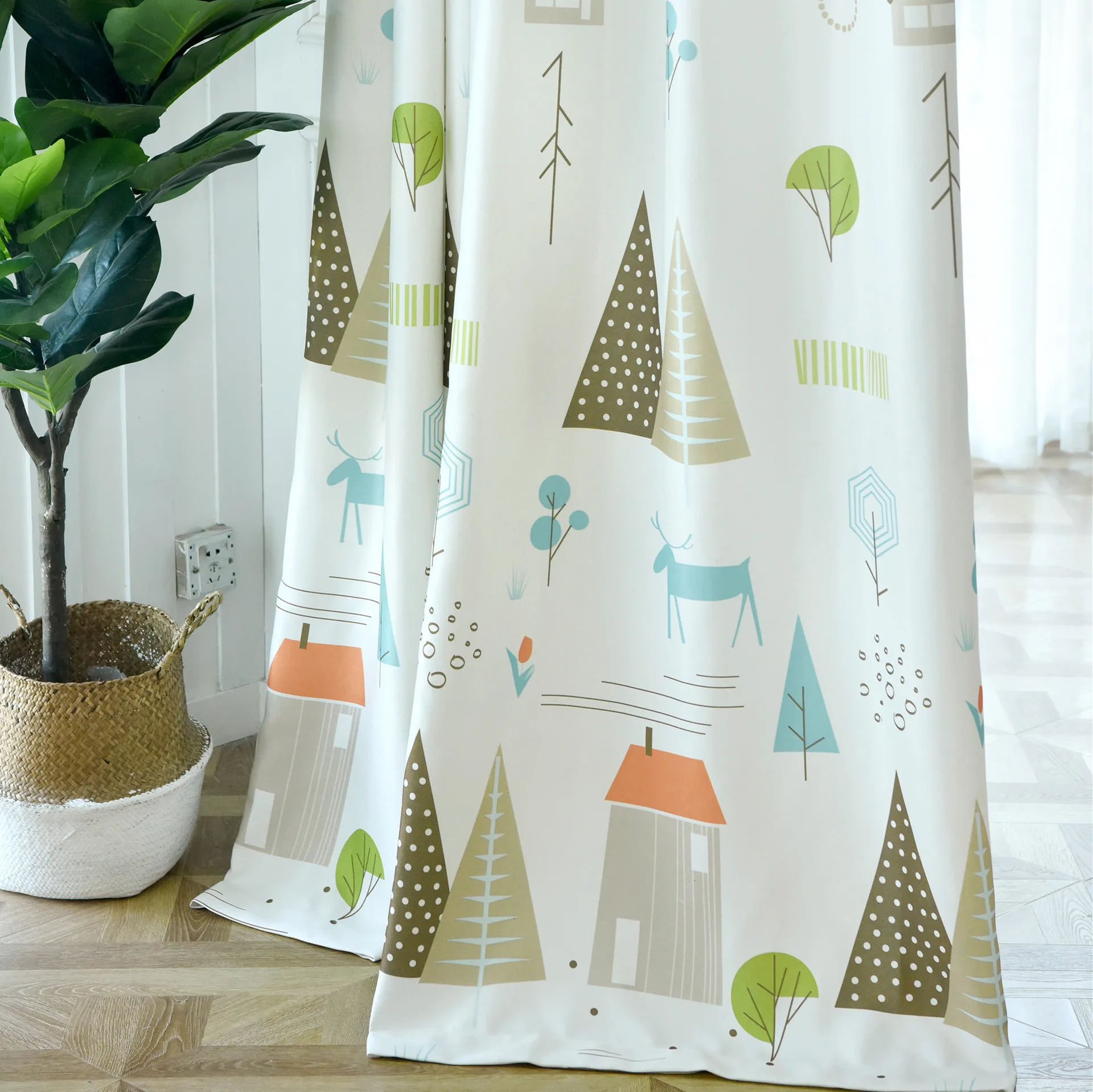 Simple modern curtains for living roomNordic plant cotton linen personality curtain bedroom study finished curtain
Simple modern curtains for living roomNordic plant cotton linen personality curtain bedroom study finished curtain