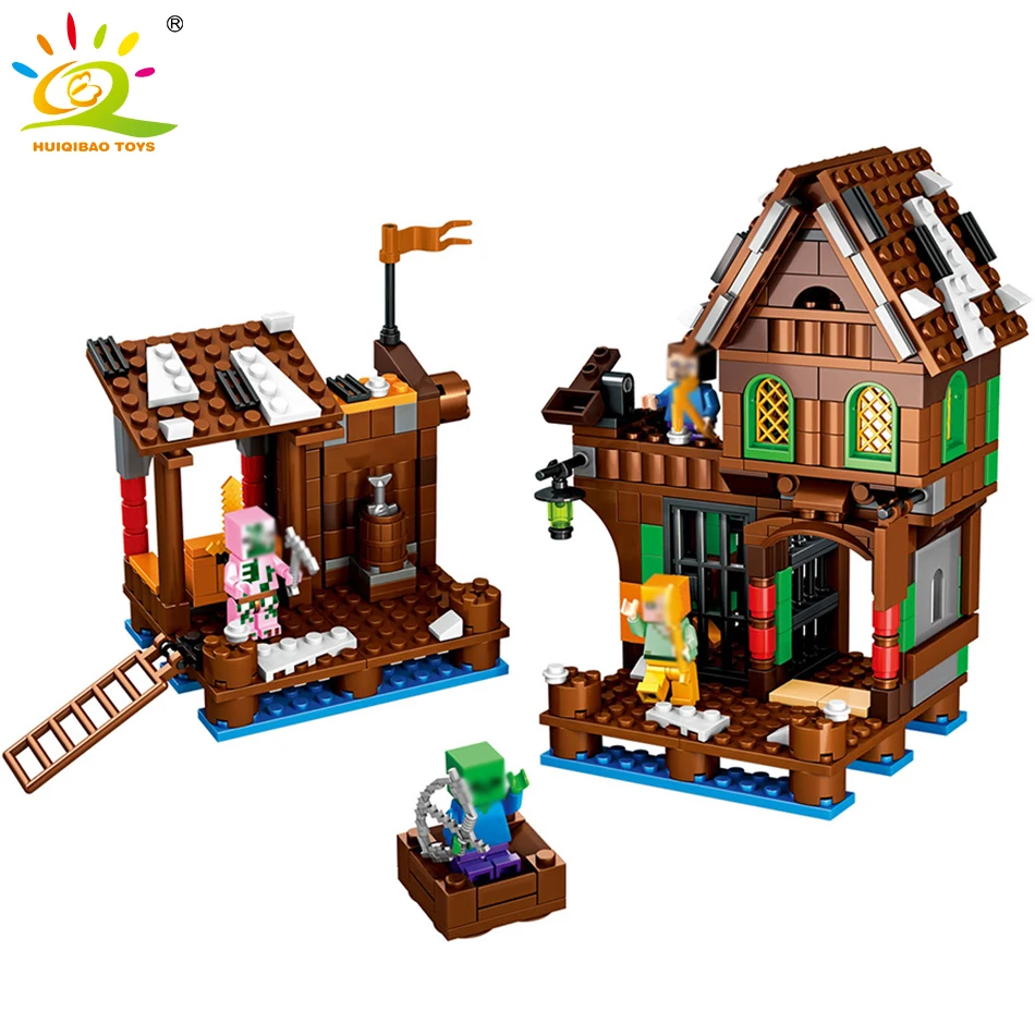414PCS My World Water Villa Building Blocks Compatible Legoed Minecrafted City Figures Educational Bungalow Bricks Toys Children
414PCS My World Water Villa Building Blocks Compatible Legoed Minecrafted City Figures Educational Bungalow Bricks Toys Children