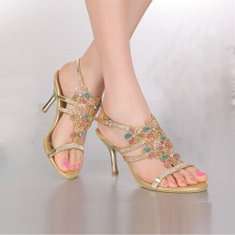 hot 2018 new arrival bling bling rhinestone flower high heels sandals colorful crystal women gold peep toe shoes plus size 34-44
hot 2018 new arrival bling bling rhinestone flower high heels sandals colorful crystal women gold peep toe shoes plus size 34-44