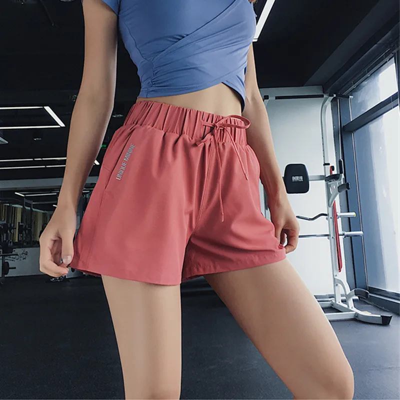 Women's Gym Jogging Shorts High Waist Lacing Yoga Shorts Perspiration Wicking Hot pants Loose Quick-drying Shorts
Women's Gym Jogging Shorts High Waist Lacing Yoga Shorts Perspiration Wicking Hot pants Loose Quick-drying Shorts