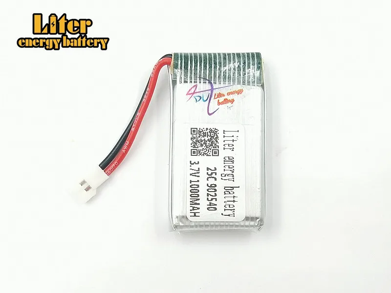 3.7V 1000mAh 902540 25c Battery X5 X5C X5C-1 X5S X5SW X5SC V931 H5C CX-30 CX-30W Quadcopter Spare Parts With X5C X5SW Battery
3.7V 1000mAh 902540 25c Battery X5 X5C X5C-1 X5S X5SW X5SC V931 H5C CX-30 CX-30W Quadcopter Spare Parts With X5C X5SW Battery