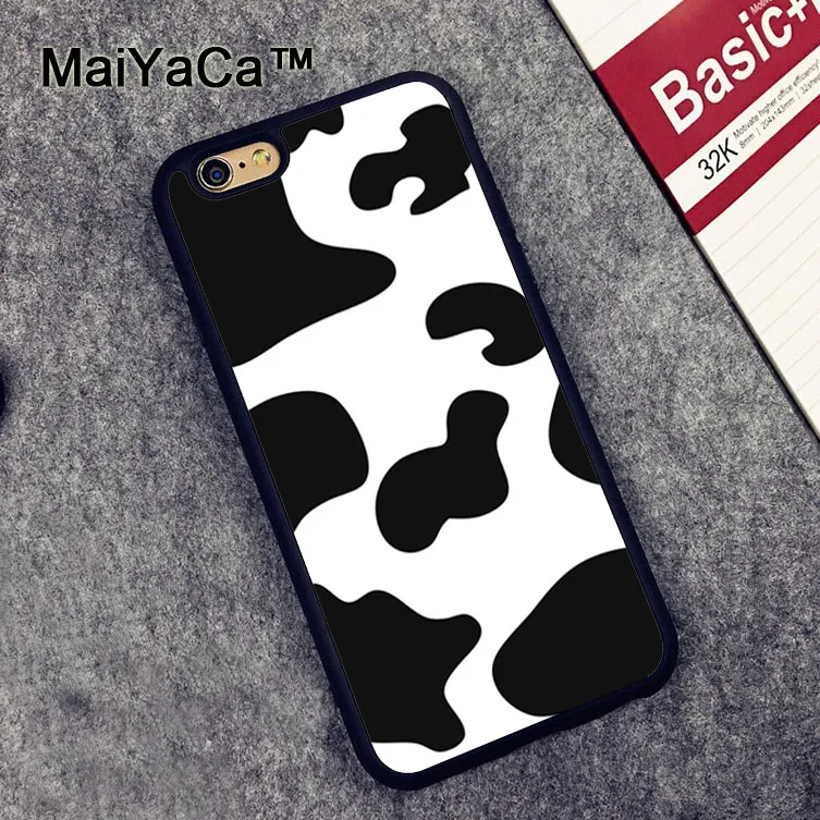 MaiYaCa Spotted Cow Skin Print Slim Rubber Back Cover Fundas For iphone 7 8 6 6S Plus X XR XS MAX 5 5S SE Cover Coque
MaiYaCa Spotted Cow Skin Print Slim Rubber Back Cover Fundas For iphone 7 8 6 6S Plus X XR XS MAX 5 5S SE Cover Coque