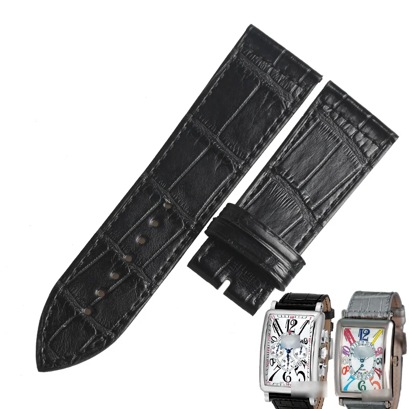 WENTULA watchbands for Franck Muller FM1002QZ /1100DS Rcalf-leather band cow leather Genuine Leather leather strap watch band
WENTULA watchbands for Franck Muller FM1002QZ /1100DS Rcalf-leather band cow leather Genuine Leather leather strap watch band