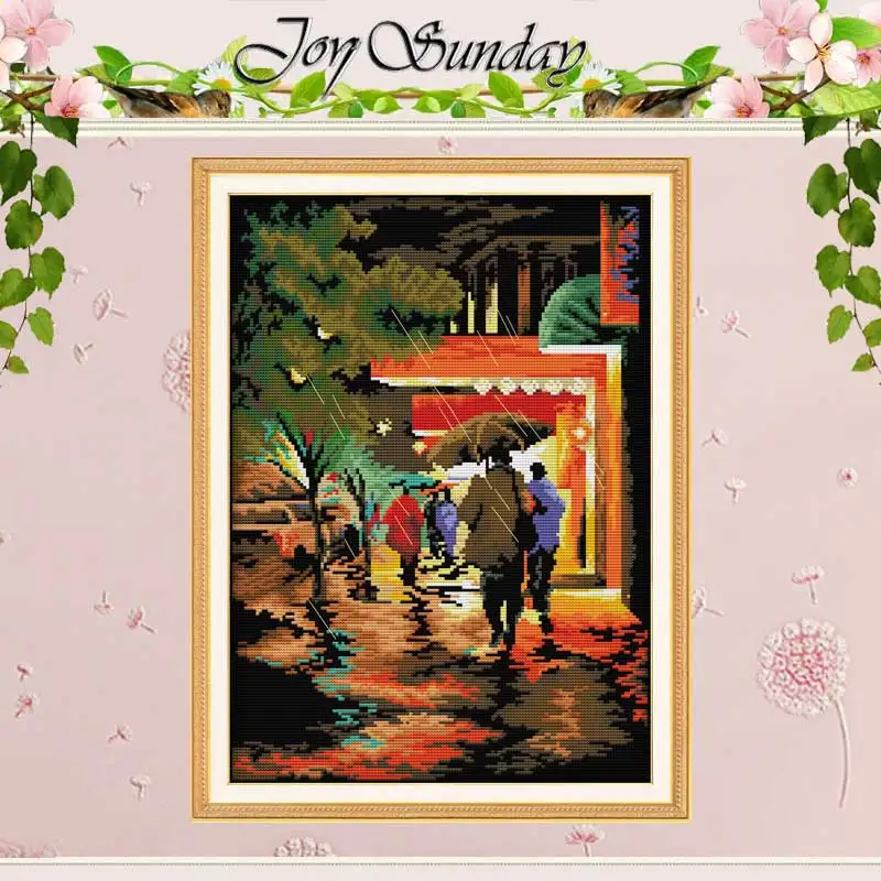 A streetscape in the rainy night Cross Stitch 11CT 14CT Cross Stitch Set Wholesale DIY Cross-stitch Kit Embroidery Needlework
A streetscape in the rainy night Cross Stitch 11CT 14CT Cross Stitch Set Wholesale DIY Cross-stitch Kit Embroidery Needlework