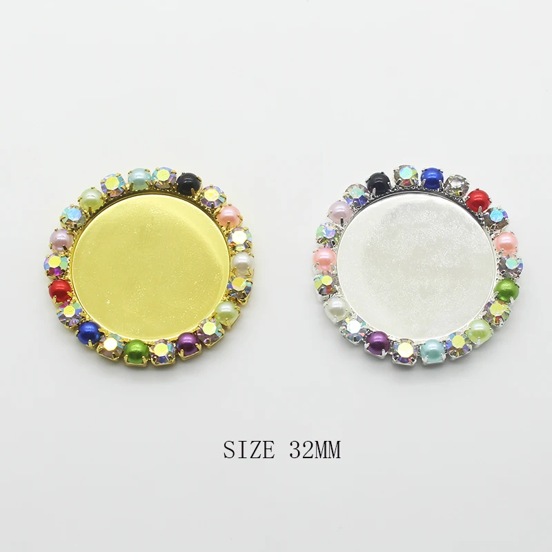 ZMASEY Fashion New 10Pcs/Lot 32MM Meatl Rhinestones Peraly Buttons Handwork Sewing Mix Color Button Accessories Wedding Decor
ZMASEY Fashion New 10Pcs/Lot 32MM Meatl Rhinestones Peraly Buttons Handwork Sewing Mix Color Button Accessories Wedding Decor