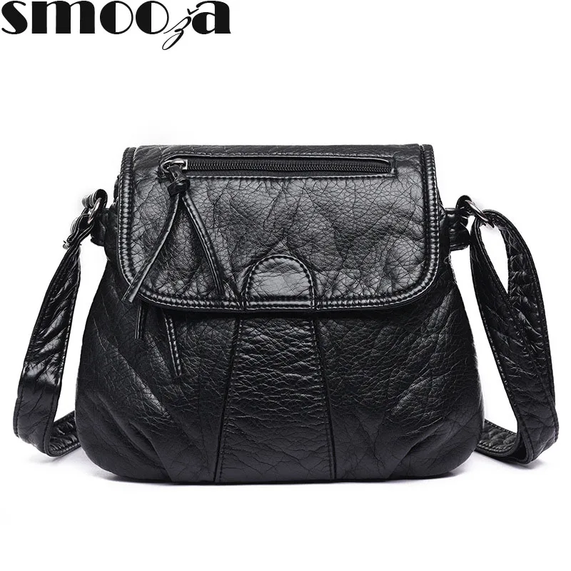 SMOOZA Brand Designer 2018 Women Messenger Bags Crossbody Soft PU Leather Shoulder Bag High Quality Fashion Women Bags Handbags
SMOOZA Brand Designer 2018 Women Messenger Bags Crossbody Soft PU Leather Shoulder Bag High Quality Fashion Women Bags Handbags