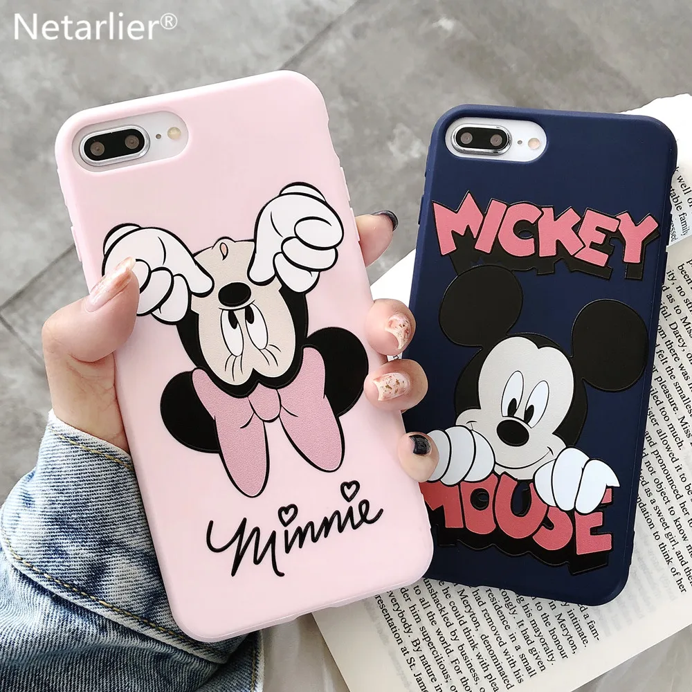 Netarlier Cute Cartoon Disneys Mickey Minnie Couple Phone Case For iphone Xs MAX XR X 6 6s 7 8 plus Candy Soft Thick TPU Cover
Netarlier Cute Cartoon Disneys Mickey Minnie Couple Phone Case For iphone Xs MAX XR X 6 6s 7 8 plus Candy Soft Thick TPU Cover