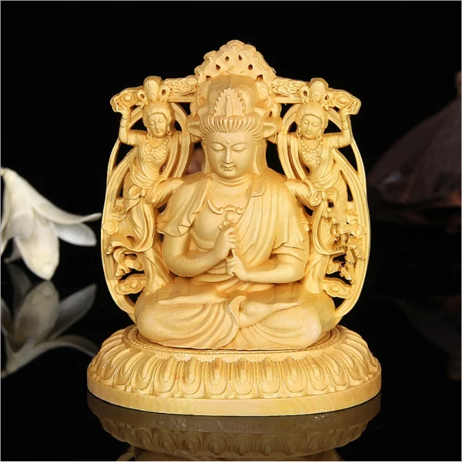 Chinese style wood carving Buddha sculpture home decoration accessories desktop sculpture statue gift craft free shipping
Chinese style wood carving Buddha sculpture home decoration accessories desktop sculpture statue gift craft free shipping
