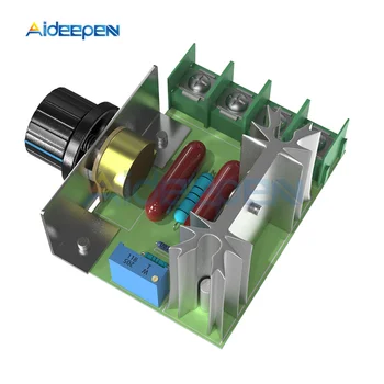 AC 50-220V 2000W SCR Electronic Volt Voltage Regulator Dimmers Motor Speed Controller Governor Module High Power Lamp Dimming
AC 50-220V 2000W SCR Electronic Volt Voltage Regulator Dimmers Motor Speed Controller Governor Module High Power Lamp Dimming