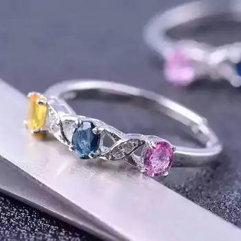 Natural sapphire stone Ring 925 sterling silver Natural color gemstone Permutations Ring fashion fine Jewelry for women party
Natural sapphire stone Ring 925 sterling silver Natural color gemstone Permutations Ring fashion fine Jewelry for women party