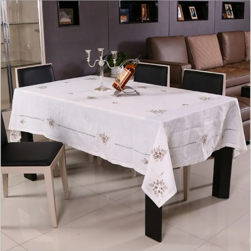 JUYANG Embroidered cotton and linen tablecloths. White decorative table cloth. Hand Hollow process tablecloths. Cover cloth.
JUYANG Embroidered cotton and linen tablecloths. White decorative table cloth. Hand Hollow process tablecloths. Cover cloth.