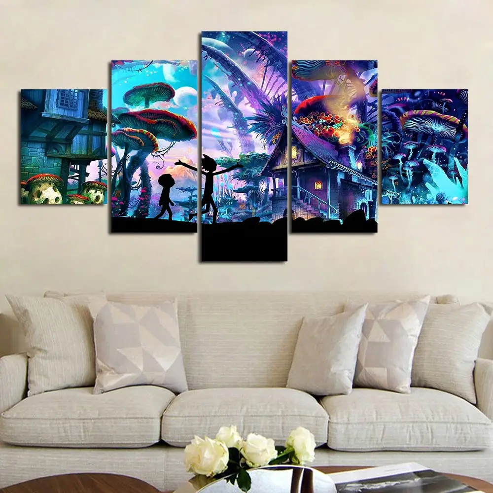 ArtSailing 5 panel wall art rick and morty poste movie poster painting Print framed large wholesale dropshipping 2019 hot
ArtSailing 5 panel wall art rick and morty poste movie poster painting Print framed large wholesale dropshipping 2019 hot