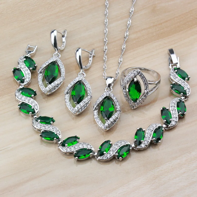 2019 New Product Women Trendy Costume 925 Silver Jewelry Sets With Natural Stones Green Dangle Earrings/Bracelet And Ring Sets
2019 New Product Women Trendy Costume 925 Silver Jewelry Sets With Natural Stones Green Dangle Earrings/Bracelet And Ring Sets