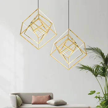 Postmodern Geometric Rubik's Cube Pendant Lamp Nordic Dining Living Room Hanging Light Led Hotel Villa Light Free shipping
Postmodern Geometric Rubik's Cube Pendant Lamp Nordic Dining Living Room Hanging Light Led Hotel Villa Light Free shipping
