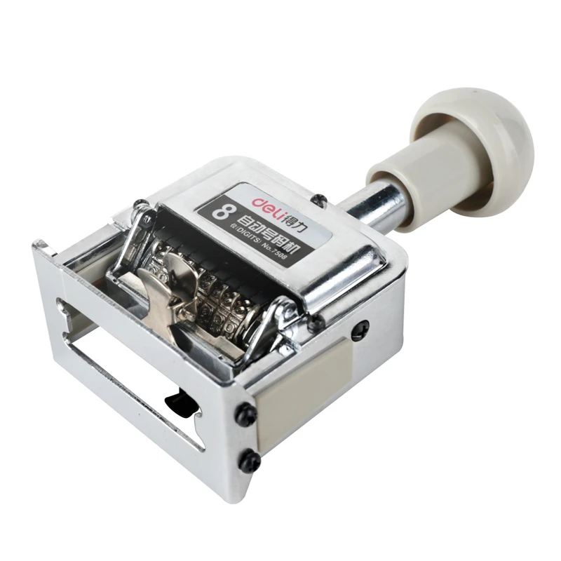 DL Power 7508 automatic machine 8 manual number machine digital rotation stamp numbering whosale Teaching equipment for office
DL Power 7508 automatic machine 8 manual number machine digital rotation stamp numbering whosale Teaching equipment for office