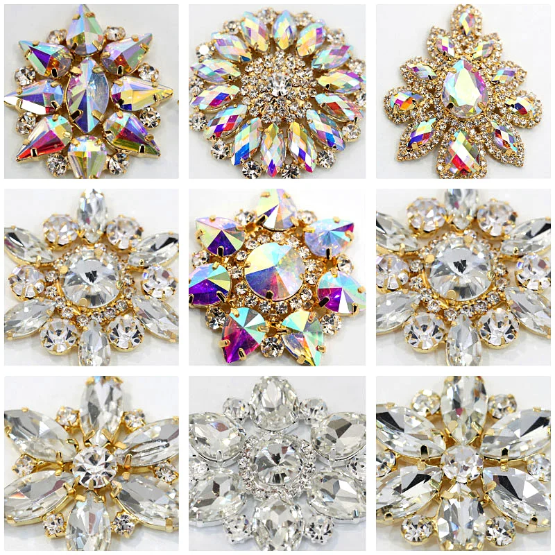 Round Flower стразы Glass Sew On Rhinestone Appliques With Gold Bottom Flatback Glitter Sew On Rhinetones Wedding Dress B3426
Round Flower стразы Glass Sew On Rhinestone Appliques With Gold Bottom Flatback Glitter Sew On Rhinetones Wedding Dress B3426