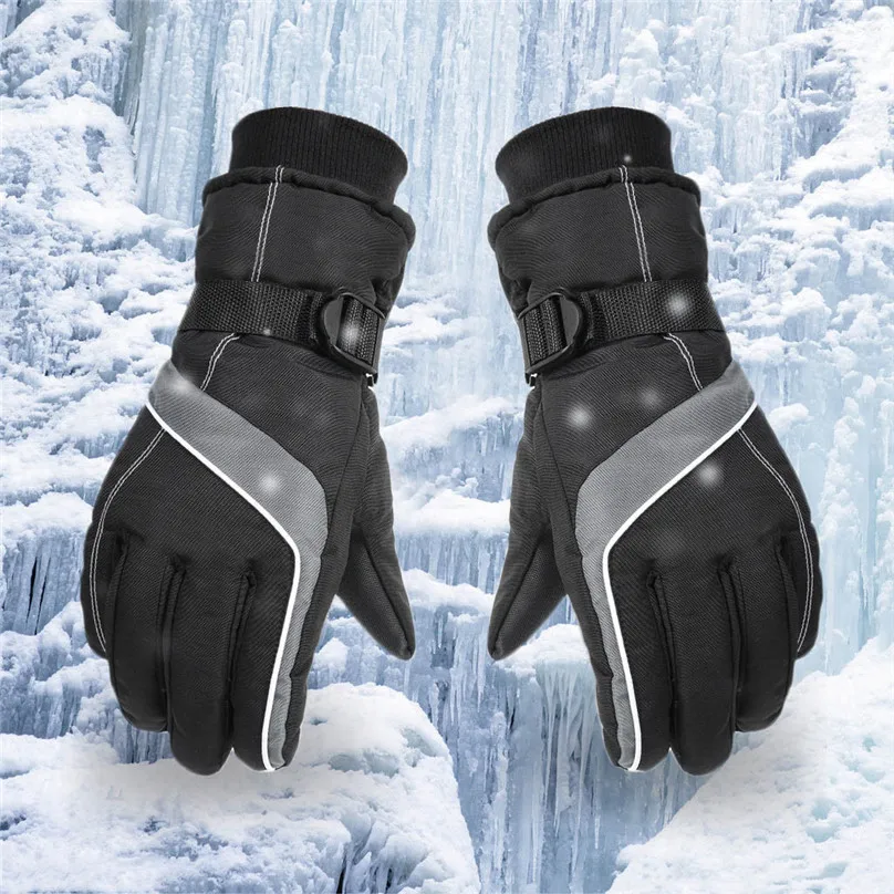New Women Men Ski Gloves Winter Waterproof Anti-Cold Warm Gloves Outdoor Sport Snow Sportswear Camping Skiing Gloves #3j15 (11)