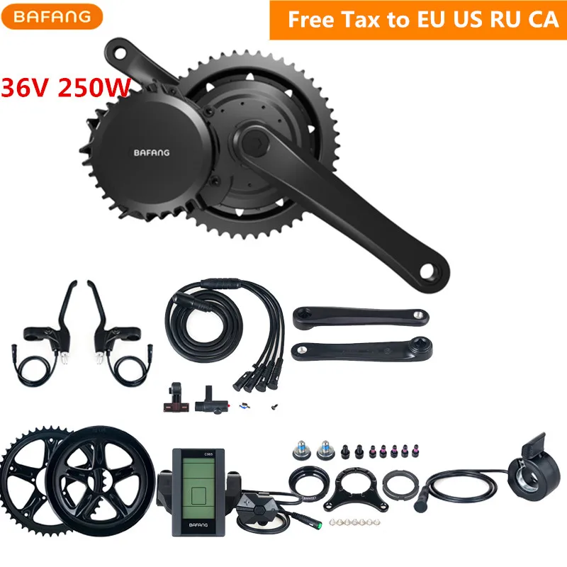 36V 250W Bafang / 8fun BBS02B Mid Drive Motor Kits Crank LCD Display Brake Throttle Sensor C965 C961 Eletric Bicycle Ebike Kits
36V 250W Bafang / 8fun BBS02B Mid Drive Motor Kits Crank LCD Display Brake Throttle Sensor C965 C961 Eletric Bicycle Ebike Kits