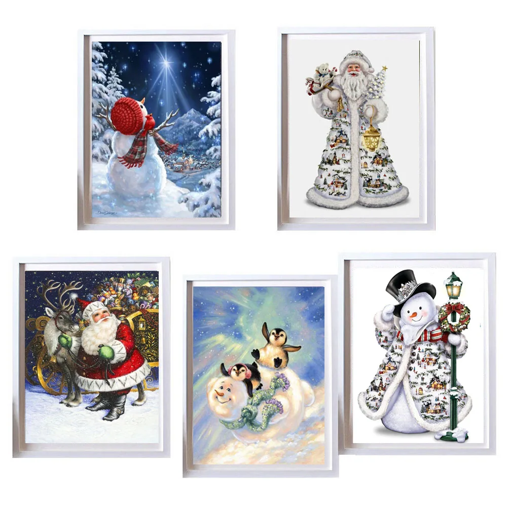 Christmas Santa Claus DIY 5D Diamond Embroidery Snowman Painting Cross Stitch Craft Decor 30*38cm W215
Christmas Santa Claus DIY 5D Diamond Embroidery Snowman Painting Cross Stitch Craft Decor 30*38cm W215