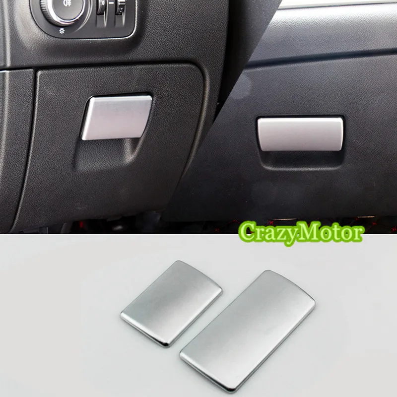 For Opel Astra K 2015 2016 2017 ABS Car Interior glove box decoration cover Trim 2pcs/set