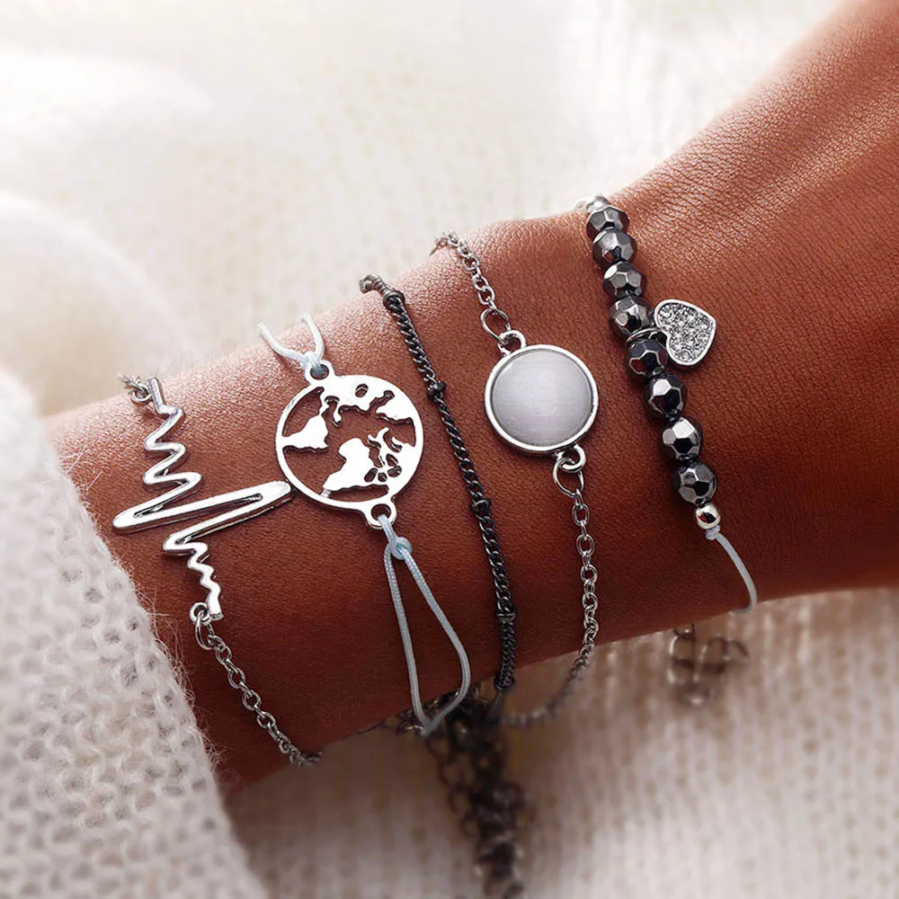 17IF Bohemian Shell Letter Bracelets Set For Women Multilayer Chain & Link Love Pineapple Charm Bracelet Bangle Female Jewelry
17IF Bohemian Shell Letter Bracelets Set For Women Multilayer Chain & Link Love Pineapple Charm Bracelet Bangle Female Jewelry