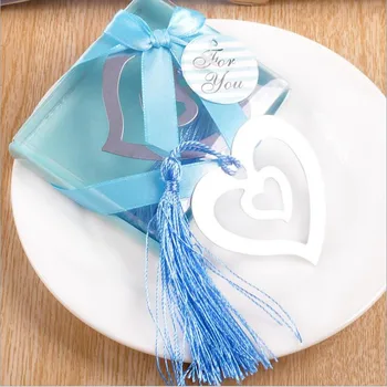(25 pieces/lot)Wholesale Hollow Twin Hearts Bookmark with Tassel Metal Bookmarks Exquisite Wedding Baby Shower Party Favor Gifts 
(25 pieces/lot)Wholesale Hollow Twin Hearts Bookmark with Tassel Metal Bookmarks Exquisite Wedding Baby Shower Party Favor Gifts