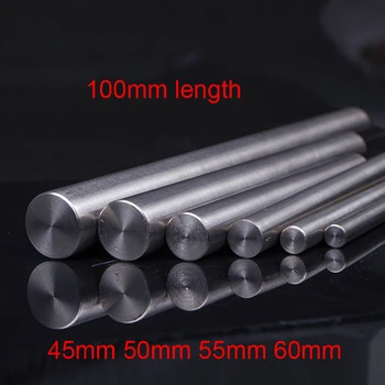 

45mm 50mm 55mm 60mm diameter 100mm length Ti-6AL-4V titanium rod TC4 Titanium alloy bar GR5 BT6 TI strip TAP6400