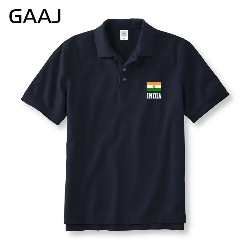 

India Flag Polo Shirts Men & Women Unisex Slim High Quality South Asian Plus Size Man Polos Brands Shirt Man Mens Male Fashion