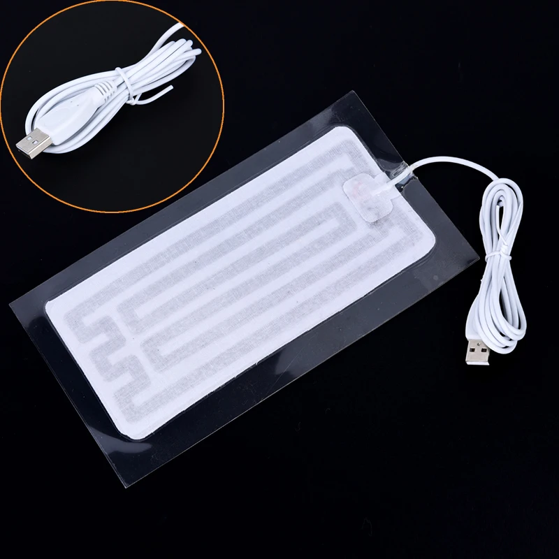 DIY DC 5V USB winter Heating Element Film Heater 12*22CM for Warm Waist back Warmer Belts
DIY DC 5V USB winter Heating Element Film Heater 12*22CM for Warm Waist back Warmer Belts