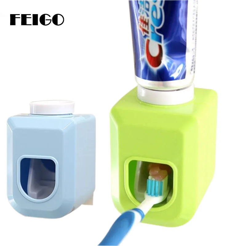 FEIGO 1 Pcs Tooth Brush Automatic Toothpaste Dispenser Toothbrush Holder Toothbrush Wall Mount Stand Bathroom Accessories F43
FEIGO 1 Pcs Tooth Brush Automatic Toothpaste Dispenser Toothbrush Holder Toothbrush Wall Mount Stand Bathroom Accessories F43