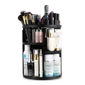 360 Degree Rotation Makeup Organizer Adjustable Multi-Function Cosmetic Storage Box Large Capacity Fits Toner Creams Makeup More
360 Degree Rotation Makeup Organizer Adjustable Multi-Function Cosmetic Storage Box Large Capacity Fits Toner Creams Makeup More