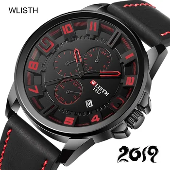 WLISTH Big Dial Watch Men Sport Calendar Wrist Watches Man Luxury Leather Quartz Wristwatch Waterproof Clock Men's Wristwatches
WLISTH Big Dial Watch Men Sport Calendar Wrist Watches Man Luxury Leather Quartz Wristwatch Waterproof Clock Men's Wristwatches