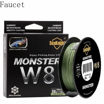 Faucet MONSTER W8 Braided Fishing Line 500M 8 Strands Wide Angle Tech Multifilament Braid PE Line Saltwater 15 20 30 50 100LB
Faucet MONSTER W8 Braided Fishing Line 500M 8 Strands Wide Angle Tech Multifilament Braid PE Line Saltwater 15 20 30 50 100LB