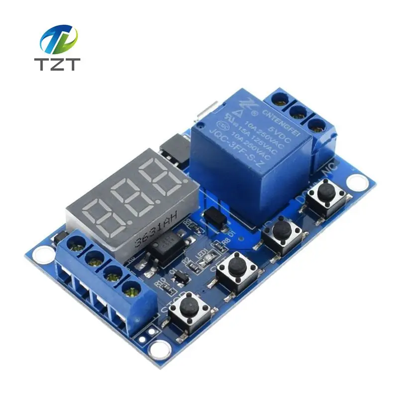DC 5V LED Digital display Home Automation Delay Relay Trigger Time Circuit Timer Control Cycle Adjustable Switch Relay Module
DC 5V LED Digital display Home Automation Delay Relay Trigger Time Circuit Timer Control Cycle Adjustable Switch Relay Module