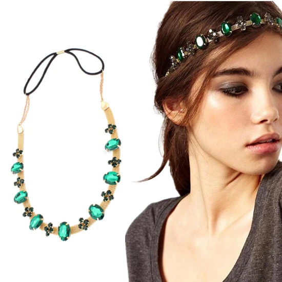 Fashion Wedding Headbands Elastic Green Crystal Green Headdress For Women Female Styles Accessories Bohemia Hair Bands Gift
Fashion Wedding Headbands Elastic Green Crystal Green Headdress For Women Female Styles Accessories Bohemia Hair Bands Gift