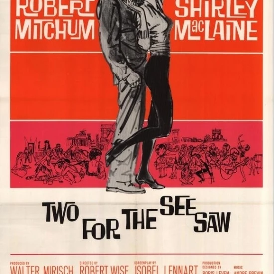 Two for the Seesaw Movie Poster (11 x 17)