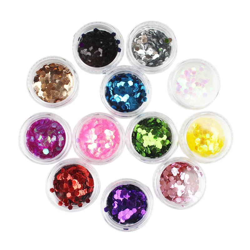 1 Set Laser Mixed Color Hexagon Chunky Glitter Sequins Nails Art Glitters Shining Flakes Dust Powder Body Face Party Decorations
1 Set Laser Mixed Color Hexagon Chunky Glitter Sequins Nails Art Glitters Shining Flakes Dust Powder Body Face Party Decorations