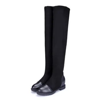 2017 Botas Mujer Big Size 34-43brand Design Patch Color Over The Knee Boots Thick Sole Platform Slim Long Winter Autumn X61-5
2017 Botas Mujer Big Size 34-43brand Design Patch Color Over The Knee Boots Thick Sole Platform Slim Long Winter Autumn X61-5
