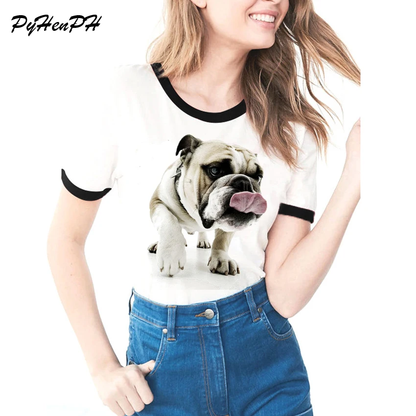 3D T shirt Women New Fashion Bulldog Printing T-shirt Female Ring Sleeve Summer Tees Tops Hipster Dog Design O-neck Clothing
3D T shirt Women New Fashion Bulldog Printing T-shirt Female Ring Sleeve Summer Tees Tops Hipster Dog Design O-neck Clothing