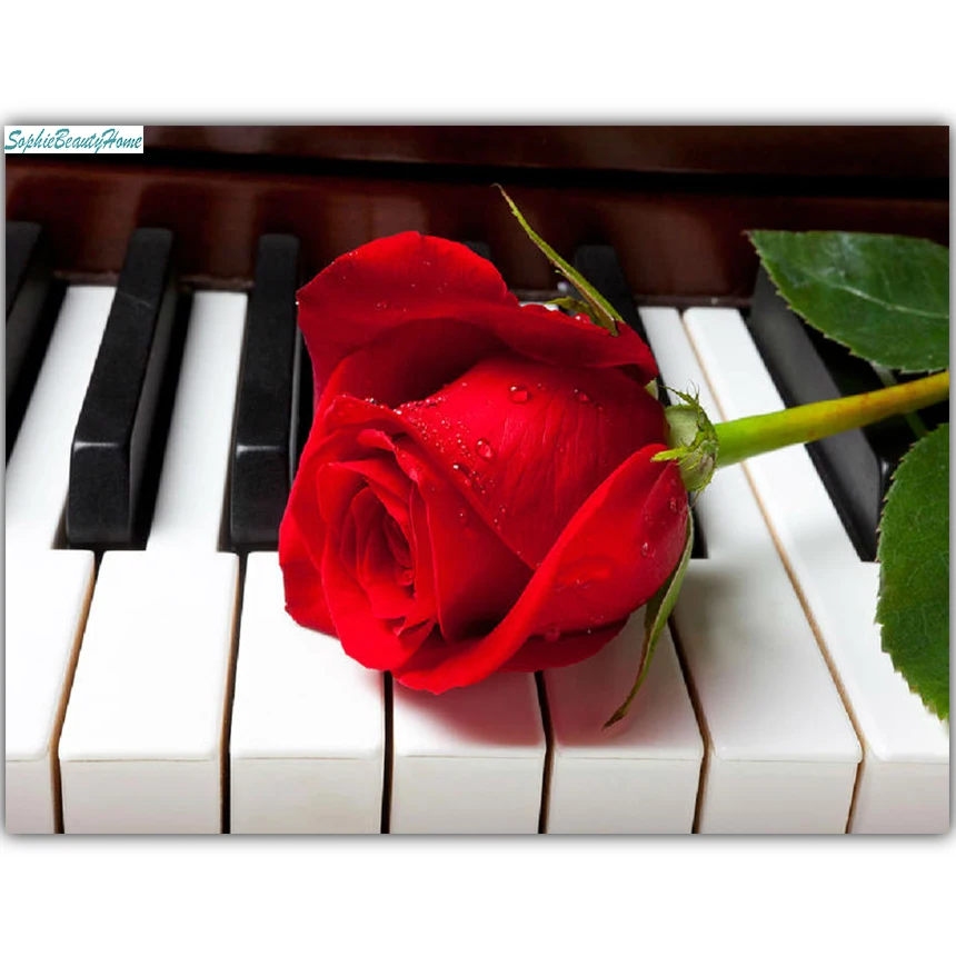 Sophie Beauty Home5D DIY Diamond 3D Piano Rose Mosaic Cross Stitch Kit Home Wall Sticker Decoration Pattern
Sophie Beauty Home5D DIY Diamond 3D Piano Rose Mosaic Cross Stitch Kit Home Wall Sticker Decoration Pattern