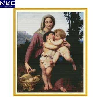 GG Holy Mother Holy Son Religion Cross Stitch Needlework Counted Print Cross Stitch Kit for Embroidery Cross Craft Cross Stitch
GG Holy Mother Holy Son Religion Cross Stitch Needlework Counted Print Cross Stitch Kit for Embroidery Cross Craft Cross Stitch