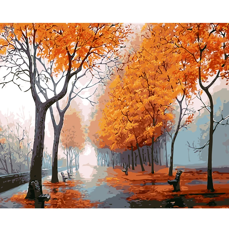 MOLEK DIY Oil Painting by Numbers Kit Road After Autumn Rain Acrylic Painting on Canvas Home Decor Wall Artwork for Living Room
MOLEK DIY Oil Painting by Numbers Kit Road After Autumn Rain Acrylic Painting on Canvas Home Decor Wall Artwork for Living Room