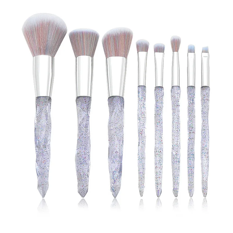 New 8pcs Glitter Crystal Makeup Brushes Set Brush Unicorn Brush Foundation Face Powder Eyeliner Blending Cosmetic Beauty Tool
New 8pcs Glitter Crystal Makeup Brushes Set Brush Unicorn Brush Foundation Face Powder Eyeliner Blending Cosmetic Beauty Tool