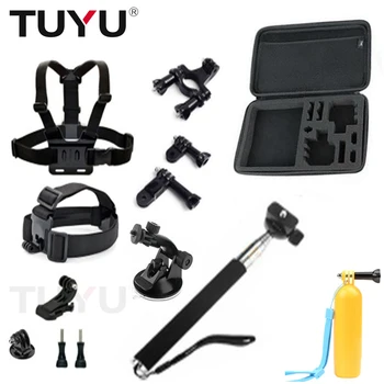 TUYU Accessories Set Kits Head Chest Strap Floating bobber Monopod for GoPro Hero 5 4 3 SJCAM Xiaomi Yi 4k Sony action camera
TUYU Accessories Set Kits Head Chest Strap Floating bobber Monopod for GoPro Hero 5 4 3 SJCAM Xiaomi Yi 4k Sony action camera