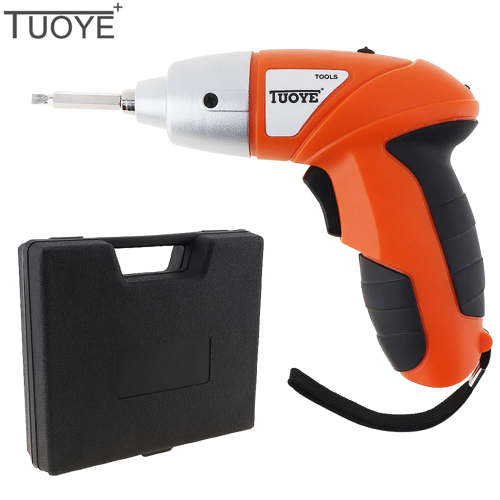 TUOYE 4.8V Mini Rechargeable 110/220V Electric Screwdriver Combination Sets with Bidirectional Button and LED Light for Home
TUOYE 4.8V Mini Rechargeable 110/220V Electric Screwdriver Combination Sets with Bidirectional Button and LED Light for Home