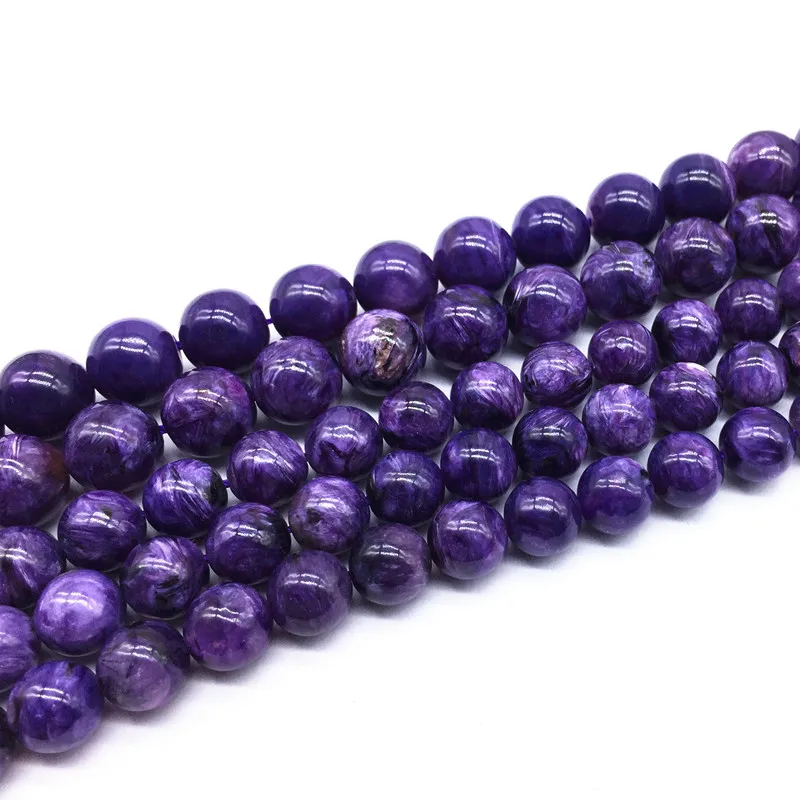 Beadztalk Natural Russian Charoite Stone 100% Real A 6 mm 8 mm 10 mm 12mm 39CM/string Smooth Round Beads forJewelry DIY Making
Beadztalk Natural Russian Charoite Stone 100% Real A 6 mm 8 mm 10 mm 12mm 39CM/string Smooth Round Beads forJewelry DIY Making