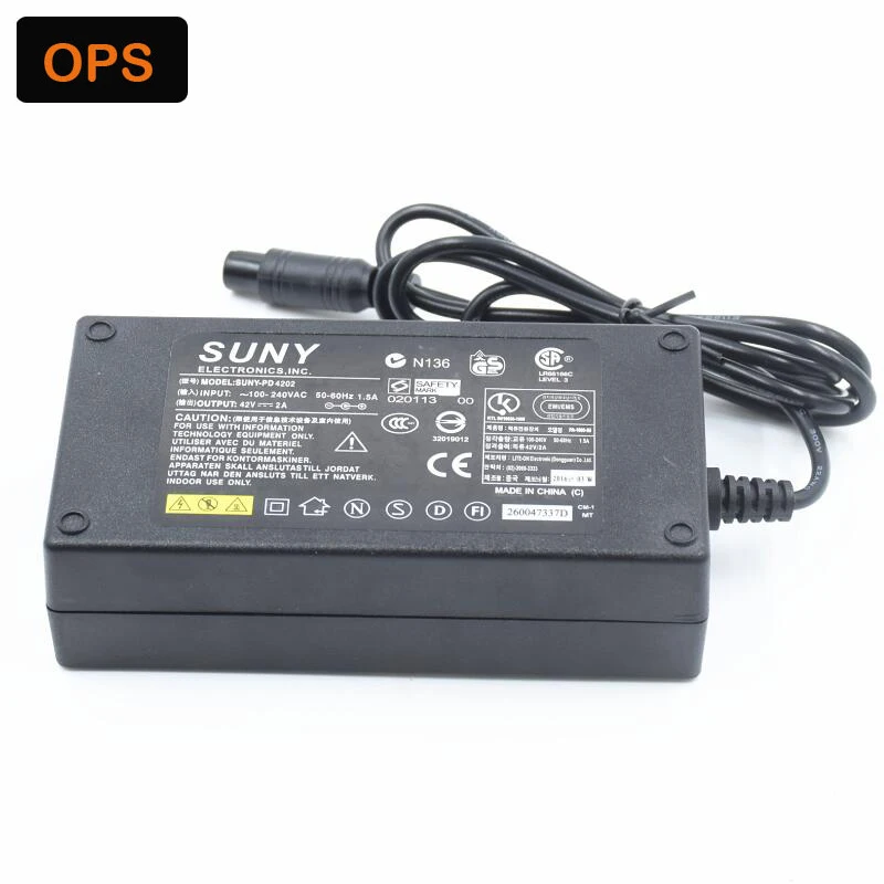 42V 36V2A Universal Charger(US/EU/UK) for for Two Wheels Smart Self Balancing Unicycle Scooters Drifting Board Electric Charger
42V 36V2A Universal Charger(US/EU/UK) for for Two Wheels Smart Self Balancing Unicycle Scooters Drifting Board Electric Charger