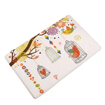 Cartoon Bird Printed Soft Flannel Floor Mats Bathroom Living Room Carpets Birdcage Pattern Mat For Hallway Anti-slip Tapete
Cartoon Bird Printed Soft Flannel Floor Mats Bathroom Living Room Carpets Birdcage Pattern Mat For Hallway Anti-slip Tapete